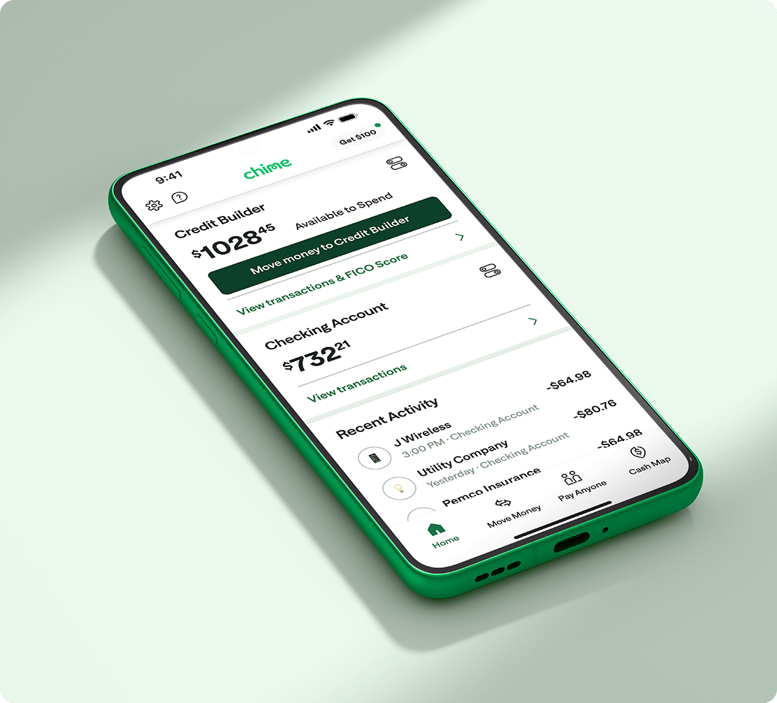Chime mockup, Source: Chime, Top USA fintech startups 2025