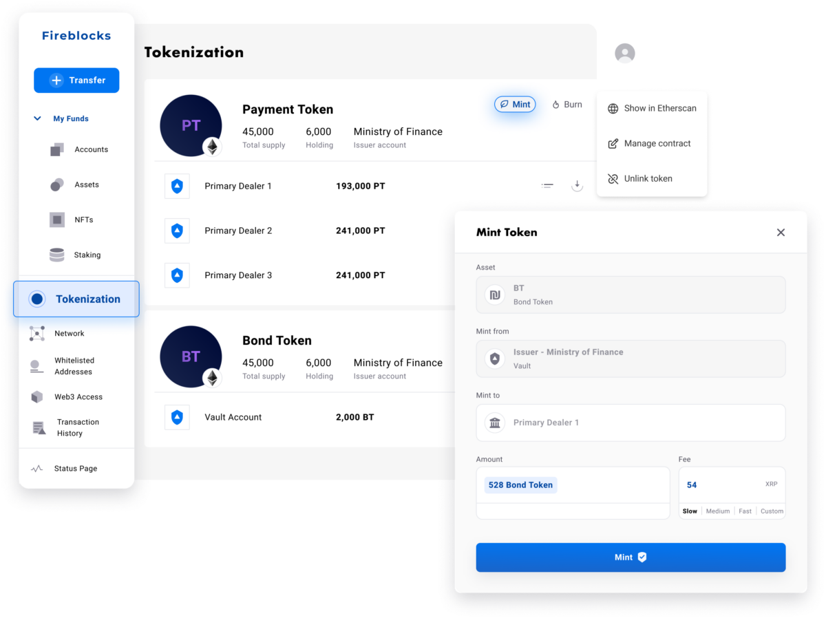 Fireblocks platform, Source: Fireblocks, Top USA fintech startups 2025