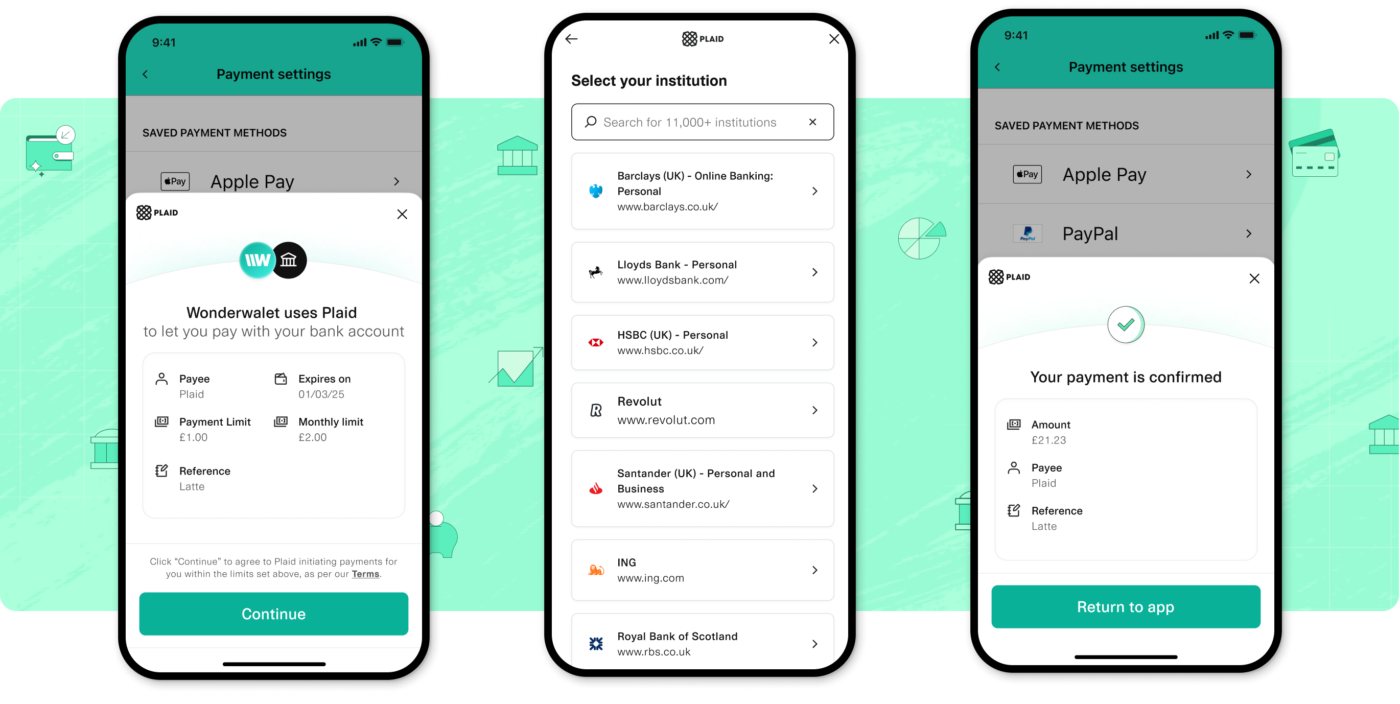 Plaid mockup, Source: Plaid, Top USA fintech startups 2025