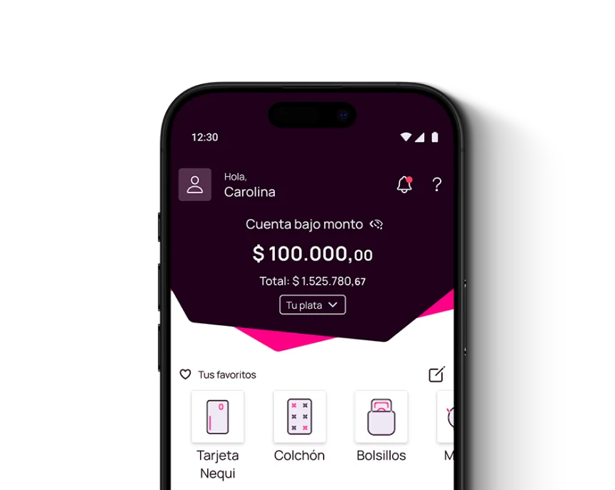 Nequi mockup, Source: Nequi